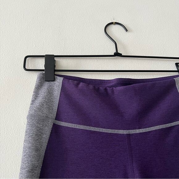 Outdoor Voices Purple Colorblock High Rise Leggings - Picture 6 of 7